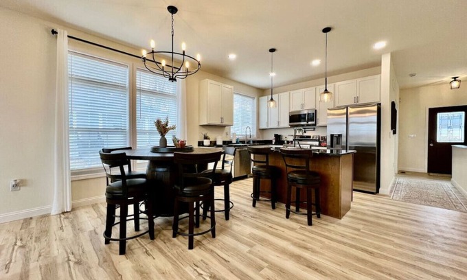 Maud House | Beautiful NEW Ranch Home with a large deck & games