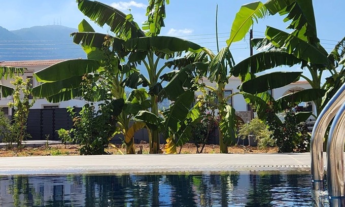 Karavas Villa | Beautiful villa with private pool sea & mountain view, full amenities, free WIFI