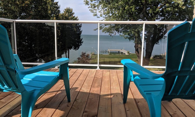 Pointe aux Roches House | Beautiful waterfront oasis this home is perfect for your next family vacation!