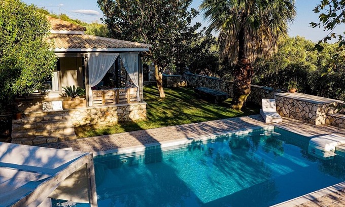 Fiolitis Villa | Beautifully-Appointed Villa, A/C, Private Garden & Pool, Idyllic Setting in the Village of Galaro!
