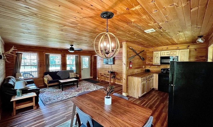 Manistee Cabin | Beautifully Renovated Vintage Cabin in the Heart of Manistee National Forest