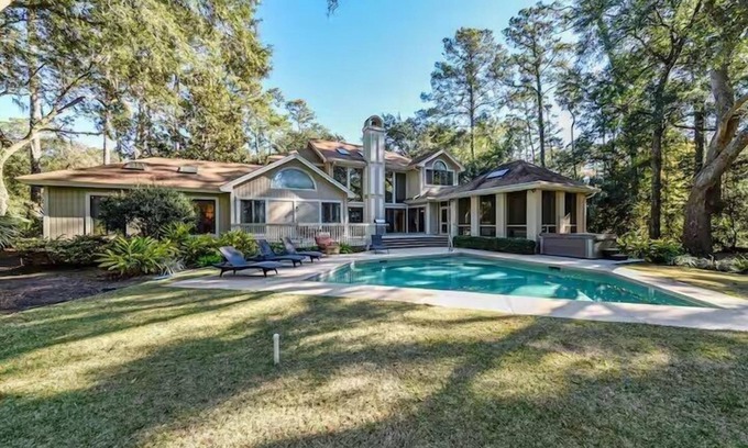 Sea Pines House | Beautifully appointed large home in the heart of Harbour Town!