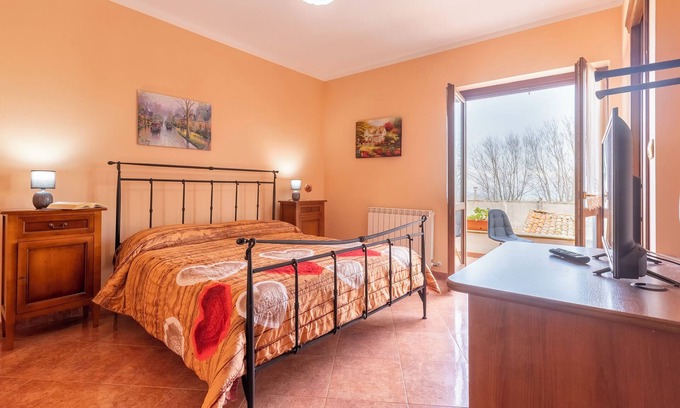 Giave Bed & Breakfast | Bed and Breakfast 'Camera Matrimoniale Superior' with Mountain View, Garden and Air Conditioning
