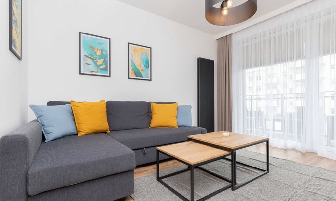 Gdynia Apartment | Benisławskiego 8 | Apartment w/balcony | Parking