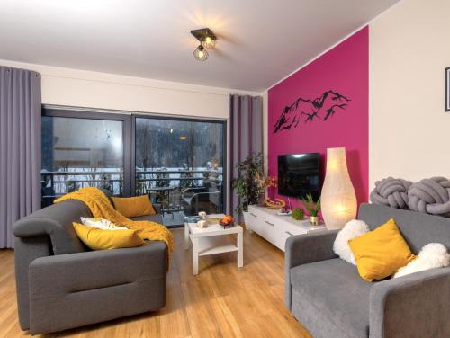 Meszna Apartment | Beskid Apartment 6 z widokiem na góry, Sauna, Jacuzzi