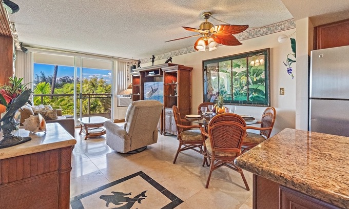 Kihei Condo | BEST BUILDING G305 1bdr 2bths OCEAN, POOL VIEWS, ENLARGED LANAI 1min Walk beach