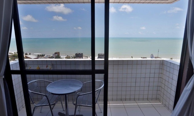 Ponta Negra Apartment | Best location 2 bedrooms, garage, Wi-Fi, incredible sea view! 100m from the beach