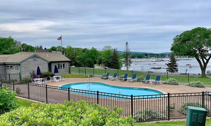 Southwest Harbor Condo | Best views on MDI - 2 bedroom 2 bath condo - waterfront with in ground pool