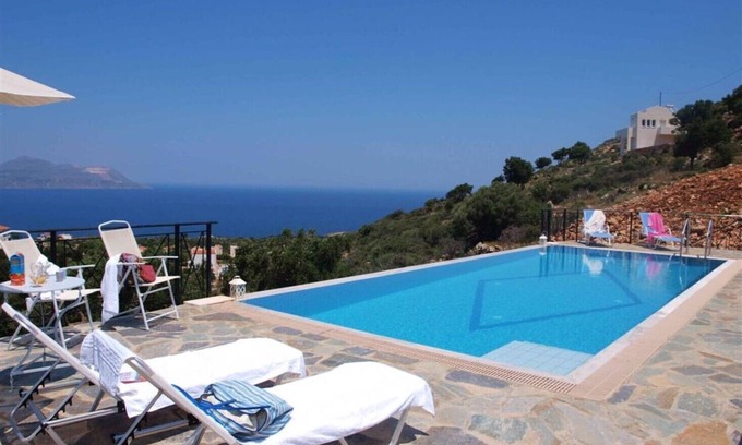 Kokkinon Khorion Villa | Big infinity private pool (10mtx4mt)★Sea view★Big sea view terrace 100m2★