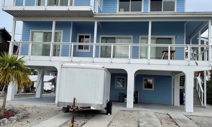 Big Pine Key House | Big Pine House, 4/2 two story, canal access 75 ft dock and stunning Bay view.