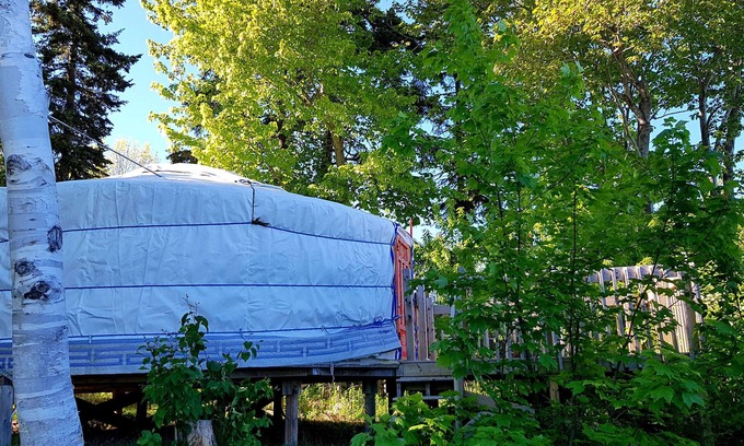 Indian Brook Resort | Big Red Yurt at Cabot Shores Wilderness Resort