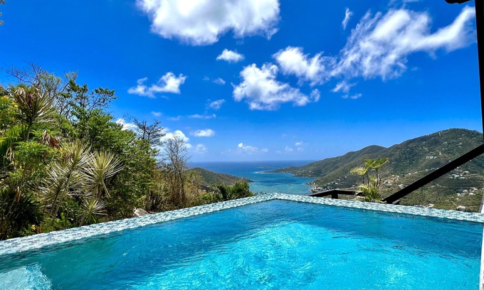 Ajax Peak Villa | Big Views Over the Private Pool from this Simple Modern Getaway