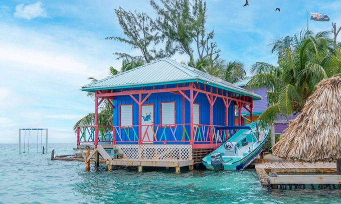 Placencia House | Blue Marlin Cabana at King Lewey Island Resort, Placencia Cayes, Belize