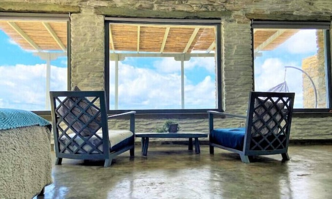 Zaganiaris House | "Blue on Blue" view - Entire holiday house for rent