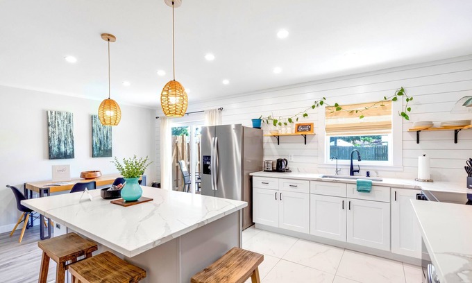 Clearwater House | BlueJay's Nest Unit B: Game Room, Walk to Water & Stadium