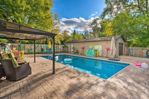 Newville House | Boat Dock and Backyard Rock River Retreat