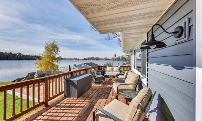Fox Lake House | Boat, Fish and Swim Waterfront Fox Lake Gem!