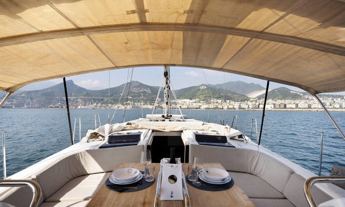 Positano City Centre Boat Rental | Boat 'Sailboat Hanse 455' with Private Terrace, Wi-Fi and Air Conditioning