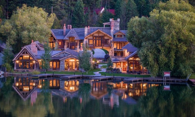 Bigfork Ski Chalet | Book for Winter! Waterfront with Private Dock at Bear Dance! Flathead Lake!