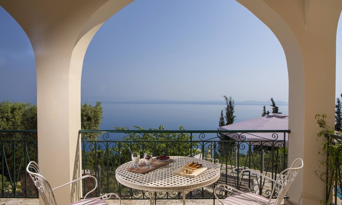 Lefkada Villa | Boutique Villa Andronice with amazing view at the Ionian Sea
