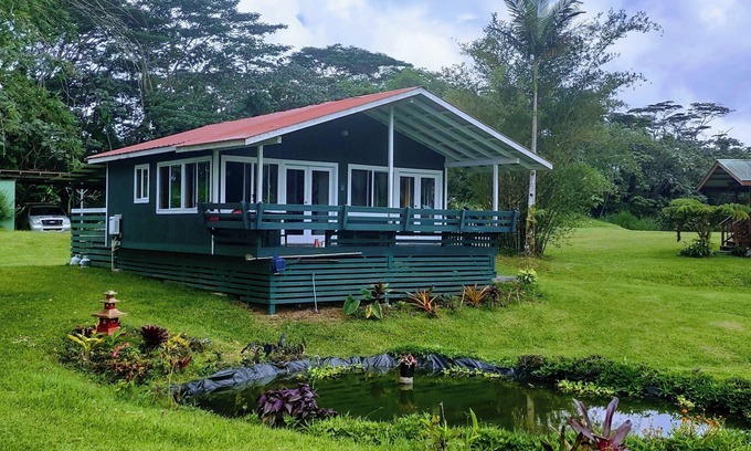 Kapoho House | Bowman's Big Island Guest House, Lava Tree State Park, Night Market, Beach