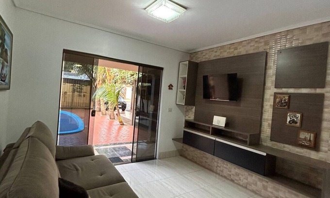 Foz do Iguacu House | Cozy House with Pool and Gourmet Area - Near the Falls and Argentina