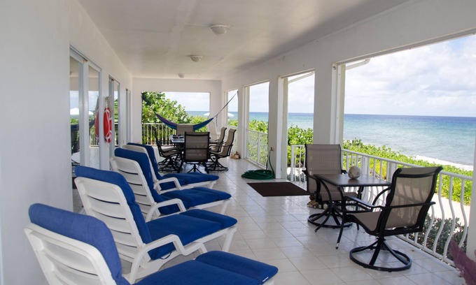 Tibbett's Turn House | Brac Beach House Oceanfront! Amazing Views! Dive Snorkel, Kayak, Hammocks, Relax