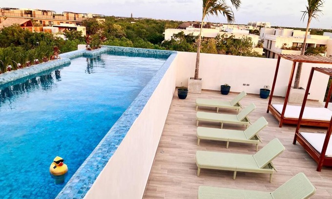 Zama Apartment | Brand new 4 Guest Aldea Zama studio + Beach Club