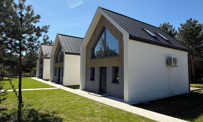 gmina Skape House | Brand new, cozy vacation home in the middle of nature in western Poland