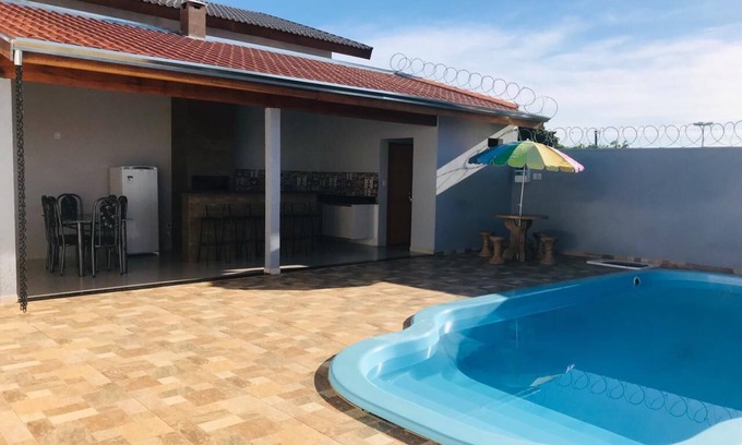 Olimpia House | Brand new temp house with air conditioning, pool and gourmet area, amazing