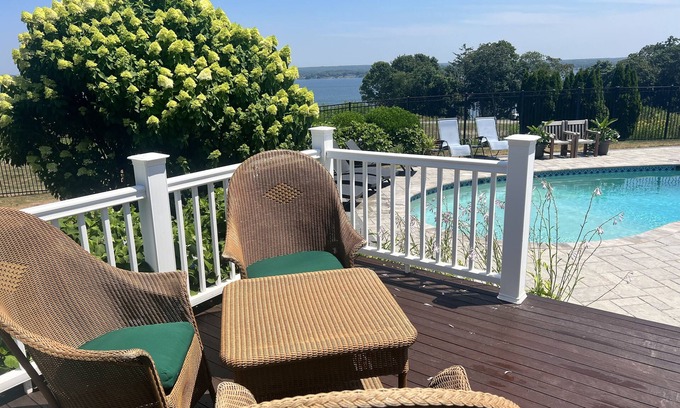 Portsmouth House | Breathtaking Ocean Views, Elegant Poolside Living In Newport County