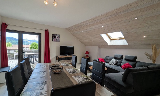 Le Thillot Apartment | Bright accommodation for 2 in the High Vosges
