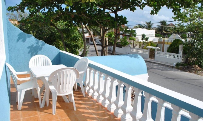 Puerto Morelos House | Bright, airy apartment, private balcony close to beach, 4 blks to town sqyare