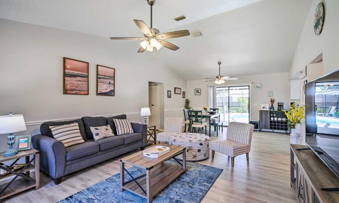 Sebastian Highlands House | Bright Sebastian Home with Pool about 7 Mi to Beach!