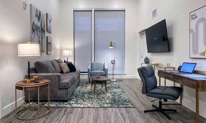 Walnut Creek Apartment | Bright & Sunny Top Floor ADA Elevator Walk Downtown Garage in-unit W/D