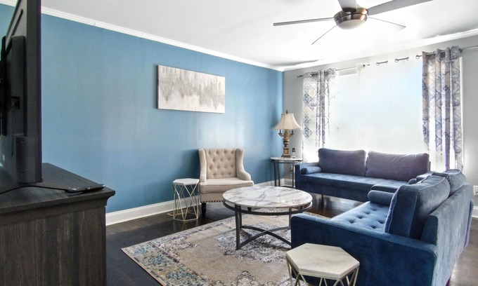 Fayetteville House | Brilliant 4-bedroom house in Fayetteville with AC, WiFi, and no cleaning fees.