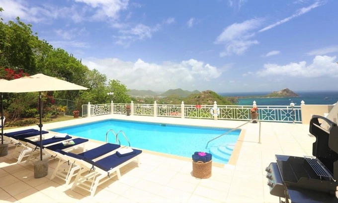 Saline Point Villa | Brise De Mer- luxury 4 bedroom Oceanfront Villa in St Lucia