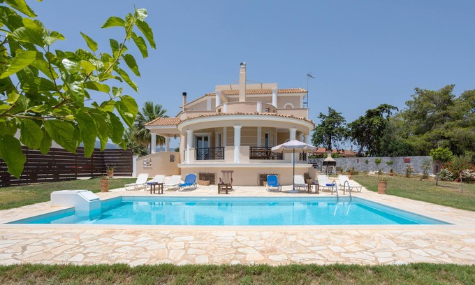 Zakynthos Villa | Buena Vista Villa - private pool, spectacular views, 4 bedrooms, near beaches.