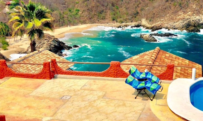 Puerto Angel House | BUNGALOW ALBERCA Y PLAYA SEMI-PRIVADA, PLAYA ZIPOLITE-MAZUNTE, 8 PLAYAS CERCANAS
