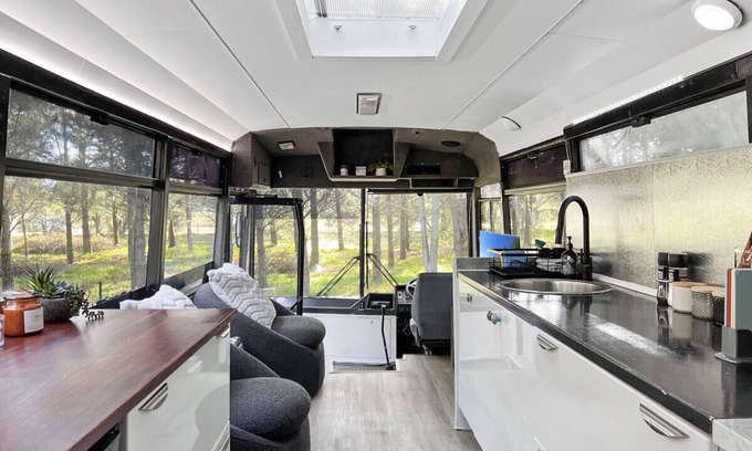 Little River House | Bussie McBusFace, converted bus in Little River