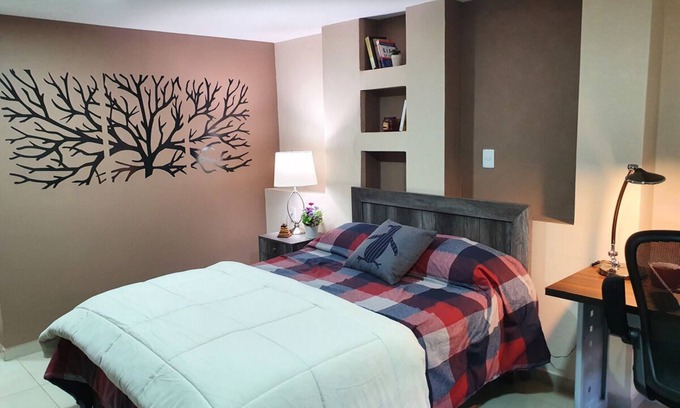 Ciudad Lopez Mateos Apartment | C3- EXECUTIVE SUITES at ITESM CEM Furnished Equipped Kitchen Parking Terrace