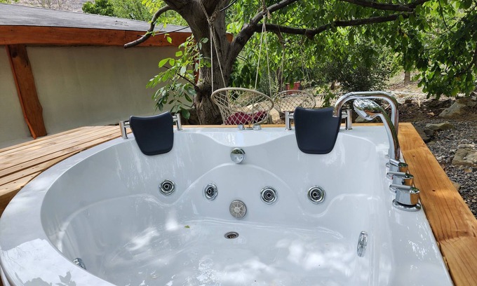 San Alfonso Cabin | Cabaña de montaña (jacuzzi exterior)