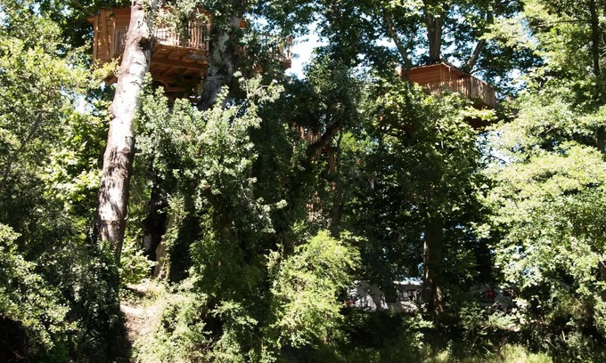 Rochegude Cabin | Cabana perched in Bäumen 2 bis 4 Personen - 2 Pers. im Preis enthalten
