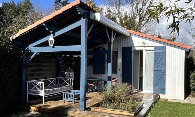 Andernos-les-Bains Cabin | Cabane Edena, Terrasse Ombragée Jardin Vélos Wifi à 350m de la Plage du Mauret