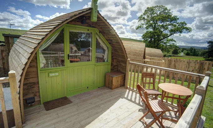 Langley-on-Tyne Ski Chalet | Cabin in Suffolk with Accessible Features