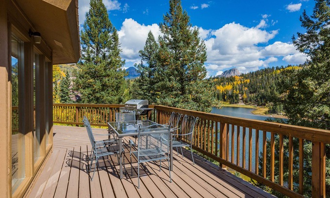 Columbine Lake House | Cabin on Columbine Lake - Large deck - Hot Tub/Views - 1 mile to Purgatory