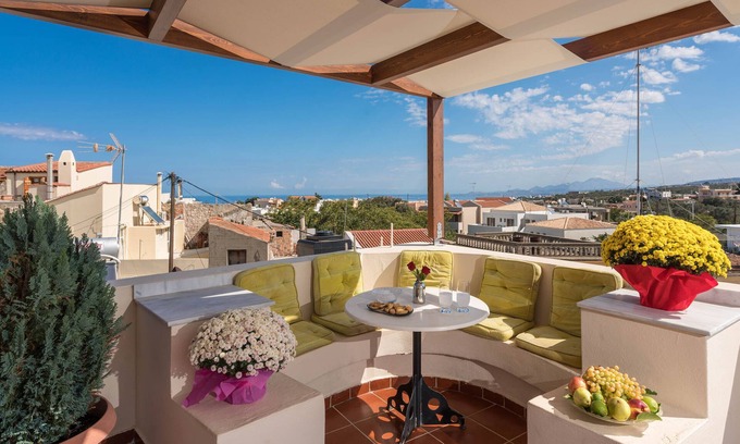 Atsipópoulon Apartment | Calergi Residence 10 - 2 BDR Ap/t -Amazing Terrace -Pool Paradise-MONTHLY OFFERS