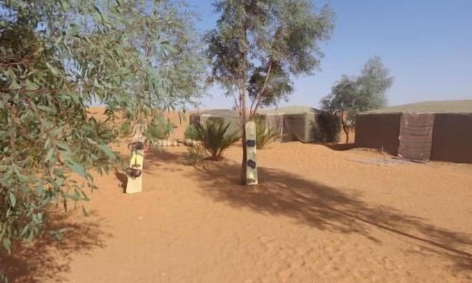 Merzouga Cabin | Camel trek bivouac in Merzouga