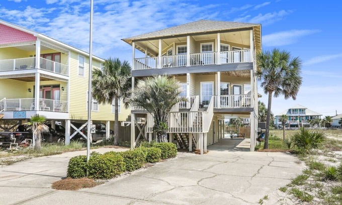 Gulf Shores House | Camp David Side B- pool, beach view