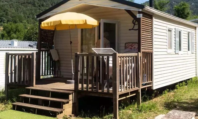 Les Ollieres-sur-Eyrieux House | Camping Le Mas De Champel **** - Mobile Home Standard 2 rooms 2 people